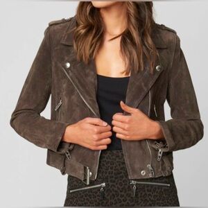 NWT Blank NYC Suede Moto Jacket